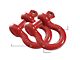 Overland Vehicle Systems 3/4-Inch 4.75-Ton Recovery Shackles; Red