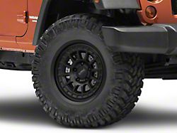 KMC Canyon Satin Black Wheel; 17x8.5 (20-23 Jeep Gladiator JT)
