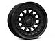 KMC Canyon Satin Black Wheel; 17x8.5 (07-18 Jeep Wrangler JK)