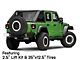 KMC Grenade Crawl Beadlock Satin Black Wheel; 17x8.5 (18-24 Jeep Wrangler JL)