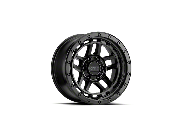 KMC Recon Satin Black Wheel; 17x9 (20-23 Jeep Gladiator JT)