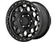 KMC Trek Satin Black Wheel; 17x9 (18-24 Jeep Wrangler JL)