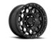 KMC Trek Satin Black Wheel; 17x9 (07-18 Jeep Wrangler JK)