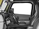 Smittybilt Soft Top Door Skins with Clear Windows; Black Denim (97-06 Jeep Wrangler TJ)