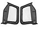 Smittybilt Soft Top Door Skins with Clear Windows; Black Denim (97-06 Jeep Wrangler TJ)