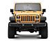Jeep Licensed by RedRock Jeep Wave Grille Decal; Gloss Black (87-18 Wrangler YJ, TJ & JK)