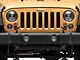 Jeep Licensed by RedRock Jeep Wave Grille Decal; Matte Black (87-18 Wrangler YJ, TJ & JK)