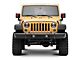 Jeep Licensed by RedRock Jeep Peace Grille Decal; Red (87-18 Wrangler YJ, TJ & JK)