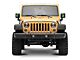 Jeep Licensed by RedRock Jeep Peace Grille Decal; Lime (87-18 Wrangler YJ, TJ & JK)