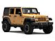 Jeep Licensed by RedRock Jeep Metal Grille Decal; Matte Black (87-18 Wrangler YJ, TJ & JK)