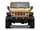 Jeep Licensed by RedRock Jeep Metal Grille Decal; White (87-18 Wrangler YJ, TJ & JK)
