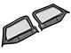 Smittybilt Soft Top Door Skins with Clear Windows; Black Diamond (97-06 Jeep Wrangler TJ)