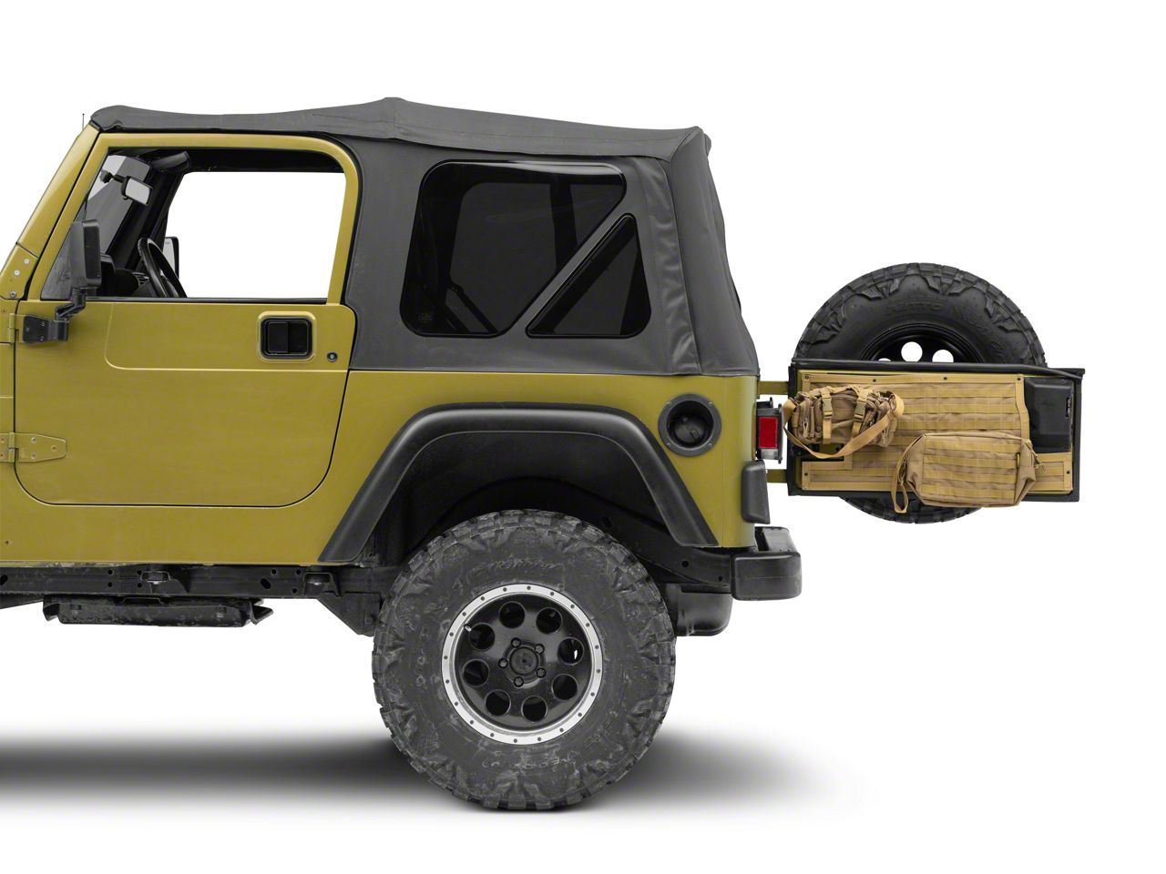 jeep wrangler tailgate cover