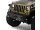Stubby Rock Crawler Winch Front Bumper with Pre-Runner Brush Guard; Black (07-18 Jeep Wrangler JK)