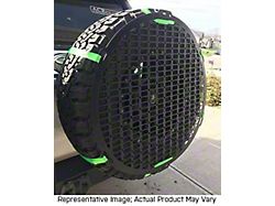 35 to 37-Inch Spare Tire Molle Panel; Matte Black (Universal; Some Adaptation May Be Required)