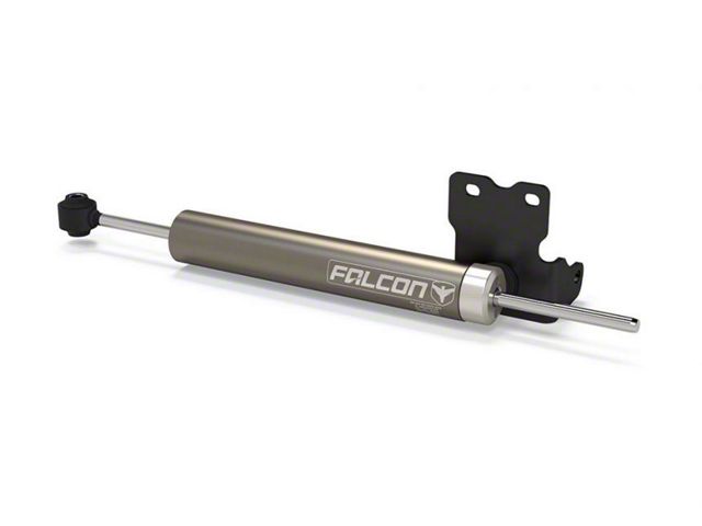 Falcon Shocks Nexus EF 1.1 Steering Stabilizer; Stock Tie Rod (18-24 Jeep Wrangler JL)