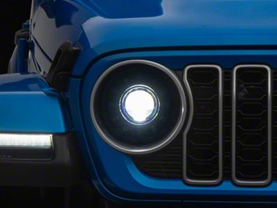Morimoto Super7 LED Headlights; Black Housing; Clear Lens (18-24 Jeep Wrangler JL)