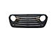 American Modified Tomahawke Grille with LED Eyebrow; Matte Black (18-24 Jeep Wrangler JL w/o TrailCam)