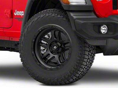 Fuel Wheels Ammo Matte Black Wheel; 18x9 (18-24 Jeep Wrangler JL)