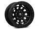 Fuel Wheels Covert Beadlock Matte Black Wheel; 17x9 (18-24 Jeep Wrangler JL)