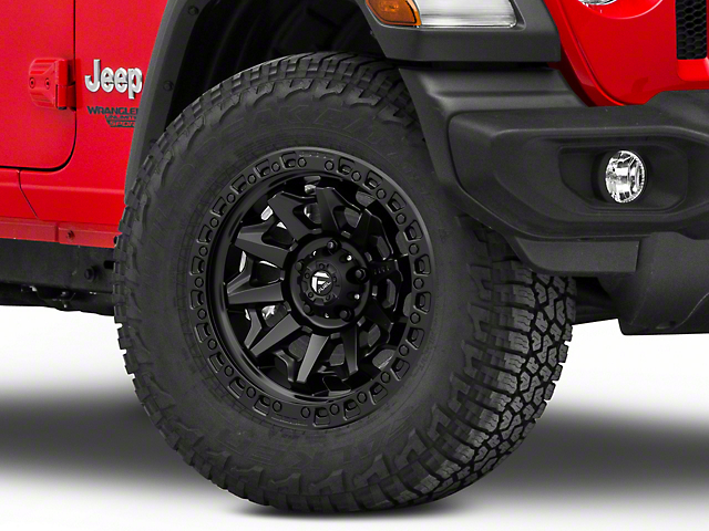 Fuel Wheels Covert Matte Black Wheel; 18x9 (18-23 Jeep Wrangler JL)