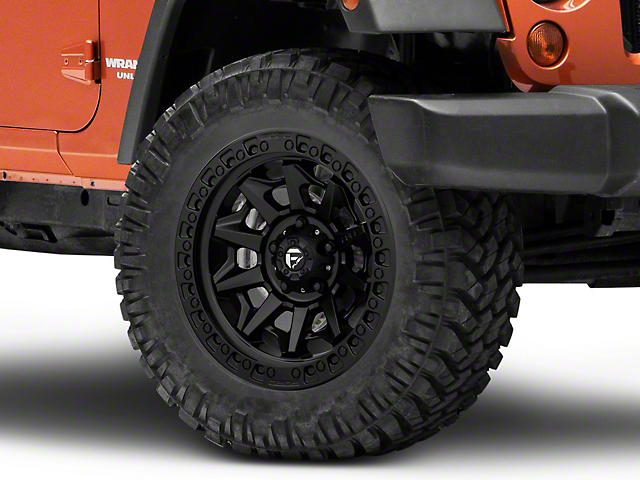 Fuel Wheels Covert Matte Black Wheel; 20x10 (20-23 Jeep Gladiator JT)