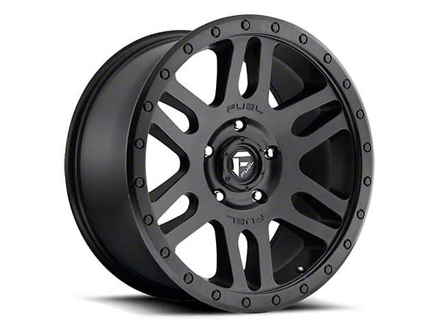 Fuel Wheels Recoil Matte Black Wheel; 20x9 (18-23 Jeep Wrangler JL)