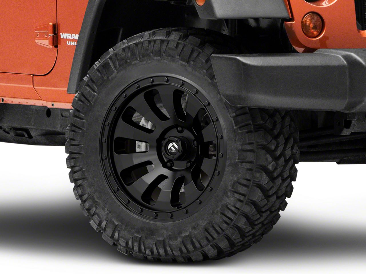 Fuel Wheels Tactic Matte Black Wheel; 20x9 (18-23 Jeep Wrangler JL)