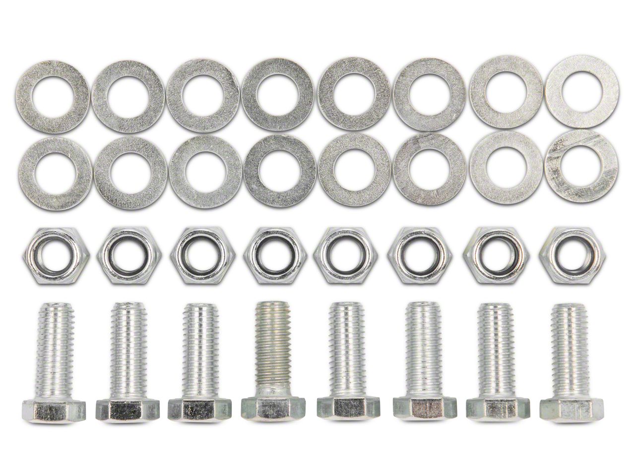 Barricade Jeep Wrangler Replacement Bumper Hardware Kit for J107364