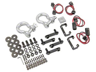 Barricade Replacement Bumper Hardware Kit for J119794 Only (07-18 Jeep Wrangler JK)