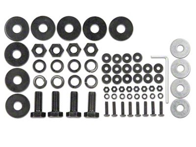 Barricade Replacement Bumper Hardware Kit for J119795 Only (07-18 Jeep Wrangler JK)