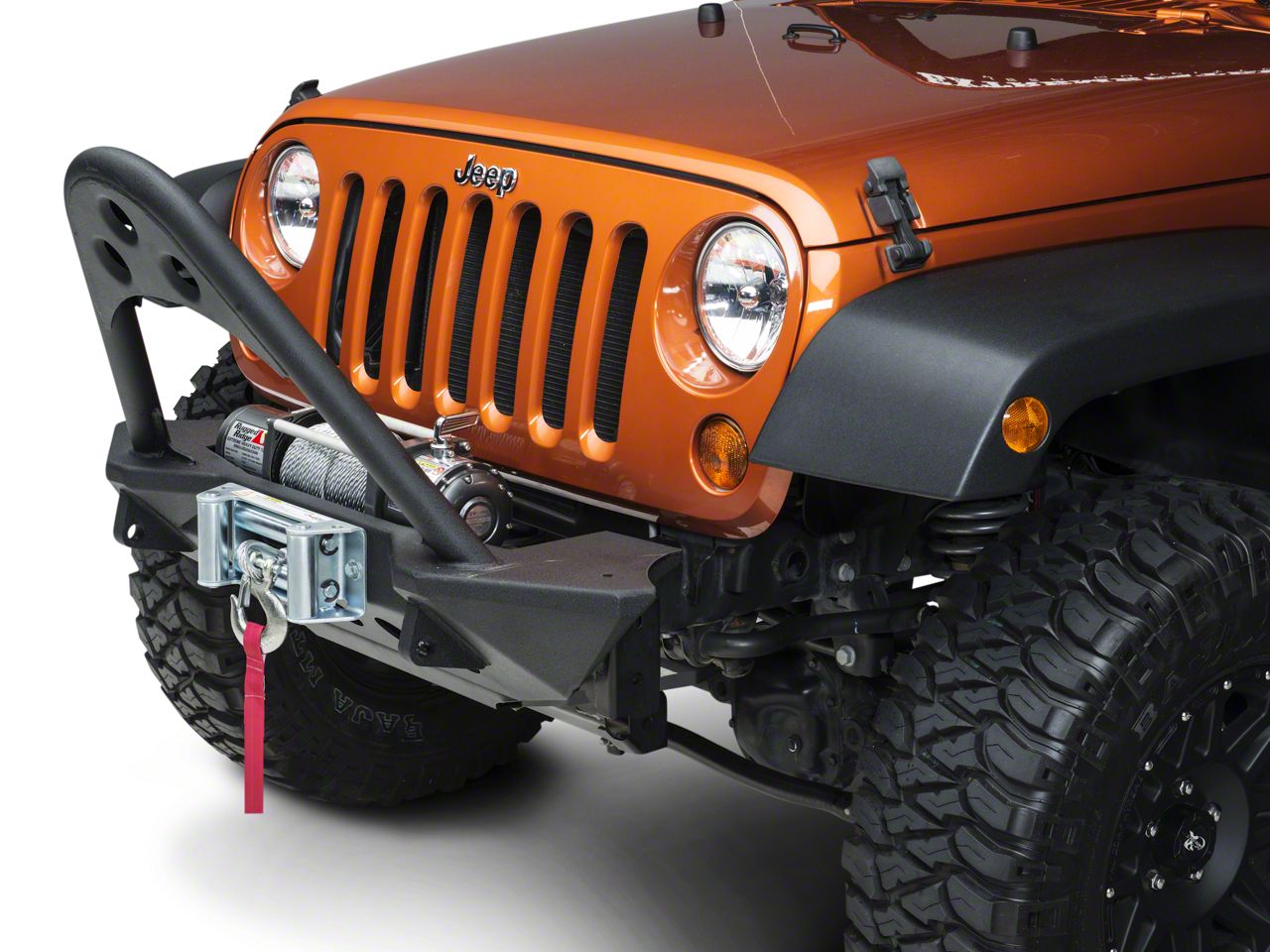Smittybilt Jeep Wrangler SRC Front Stinger w/ Winch Plate Textured