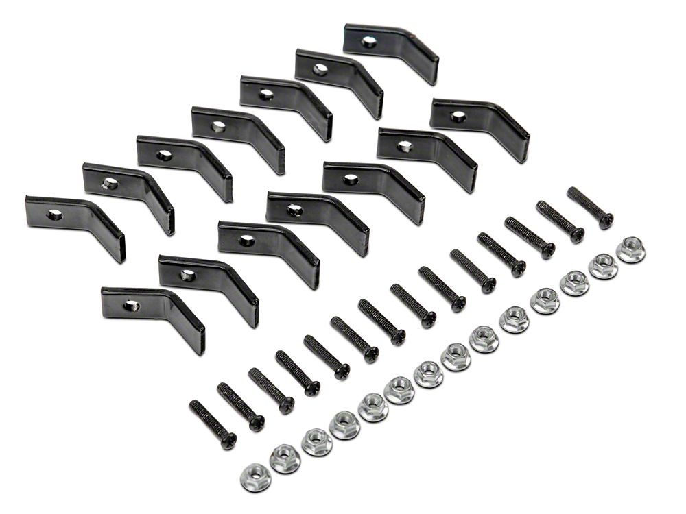 RedRock Replacement Grille Insert Hardware Kit for J14007 Only (97-06 Jeep  Wrangler TJ)