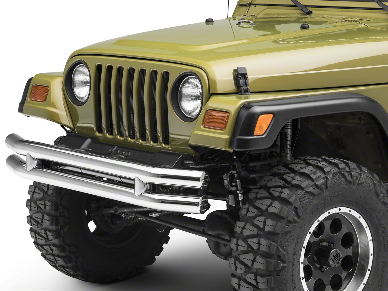 chrome tube bumpers for jeep wrangler