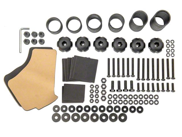Barricade Replacement Roof Rack Hardware Kit for J100171 Only (87-95 Jeep Wrangler YJ)