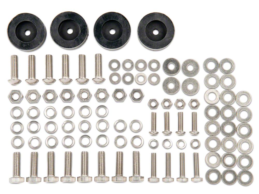 RedRock Replacement Roof Rack Hardware Kit for J130927JL Only (1824 Jeep Wrangler JL 2Door