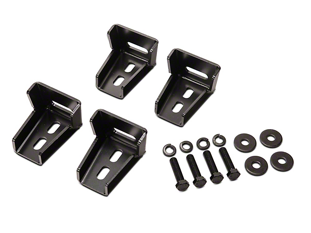 RedRock Replacement Side Step Bar Hardware Kit for J100176 Only (87-06 Jeep Wrangler YJ & TJ, Excluding Unlimited)
