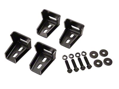 RedRock Replacement Side Step Bar Hardware Kit for J100540 Only (87-06 Jeep Wrangler YJ & TJ, Excluding Unlimited)