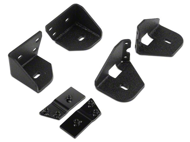 RedRock Replacement Side Step Bar Hardware Kit for J100544 Only (04-06 Jeep Wrangler TJ Unlimited)