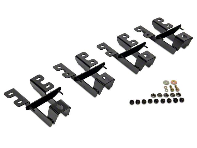 RedRock Replacement Side Step Bar Hardware Kit for J133621-JL Only (18-24 Jeep Wrangler JL 2-Door)