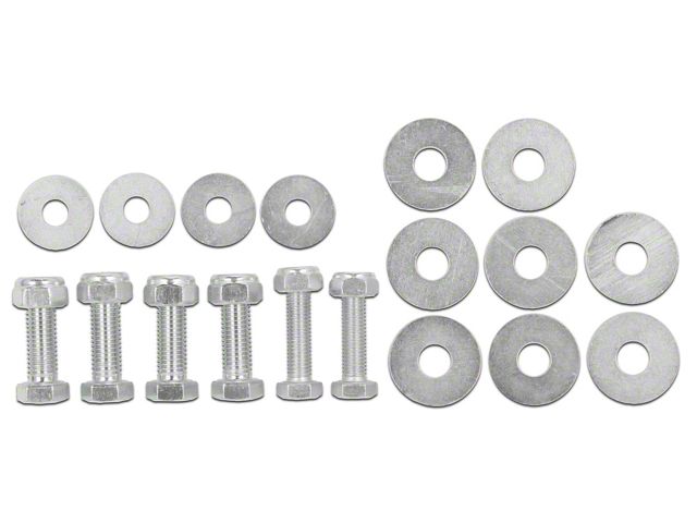 Barricade Replacement Skid Plate Hardware Kit for J101811 Only (10-18 Jeep Wrangler JK)