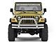 Smittybilt Tubular Front Bumper with Hoop; Stainless Steel (76-06 Jeep CJ5, CJ7, Wrangler YJ & TJ)