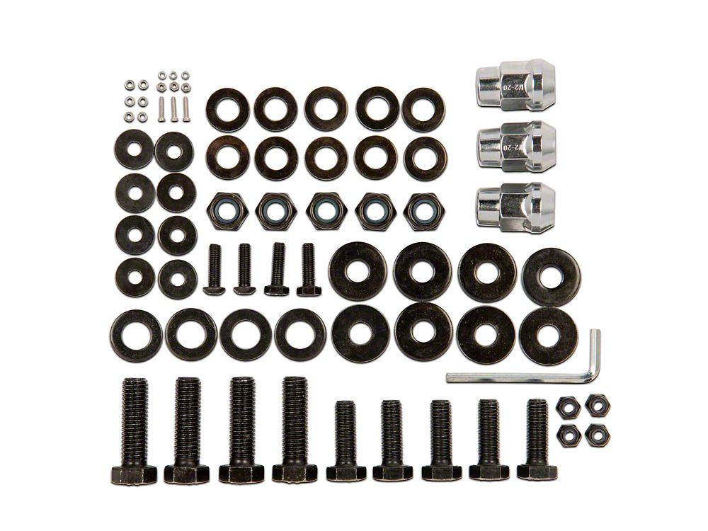 Barricade Replacement Spare Tire Mount Hardware Kit for J132583-JL Only  (18-23 Jeep Wrangler JL) – Barricade Offroad