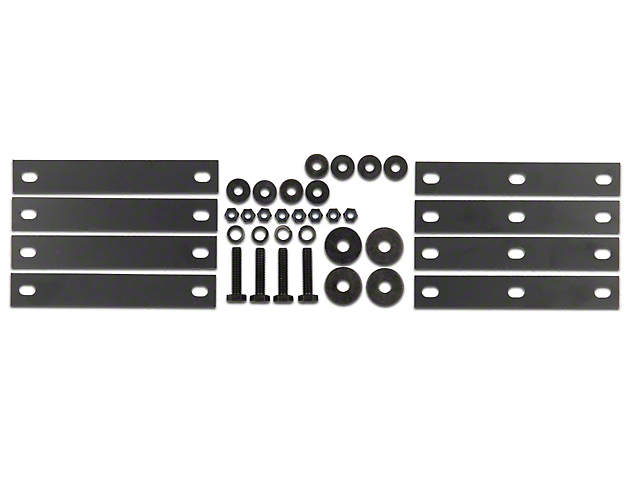 Barricade Replacement Rubi Rail Hardware Kit for J130315-JL Only (18-23 Jeep Wrangler JL 2-Door)