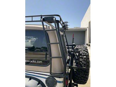Garvin Expedition Rack Ladder; Driver Side (76-06 Jeep CJ7, Wrangler YJ & TJ)