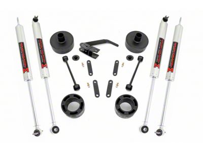 Rough Country 2.50-Inch Suspension Lift Kit with M1 Monotube Shocks (07-18 Jeep Wrangler JK)