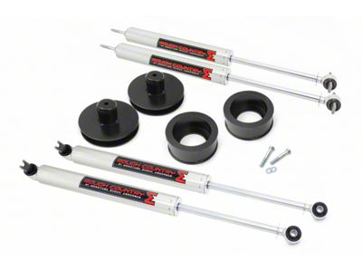 Rough Country 2-Inch Suspension Lift Kit with M1 Monotube Shocks (97-06 Jeep Wrangler TJ)