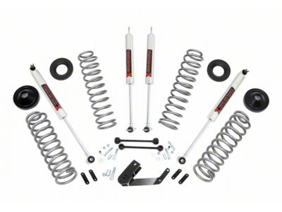 Rough Country 3.25-Inch Suspension Lift Kit with M1 Monotube Shocks (07-18 Jeep Wrangler JK 4-Door)