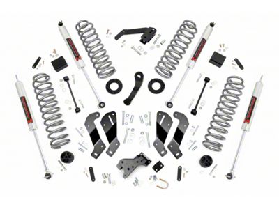 Rough Country 3.50-Inch Control Arm Drop Suspension Lift Kit with M1 Monotube Shocks (07-18 Jeep Wrangler JK 2-Door)
