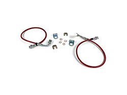 Clayton Off Road Front and Rear Brake Lines for 0 to 6-Inch Lift (07-18 Jeep Wrangler JK)